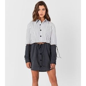 LF Split Shirt Dress